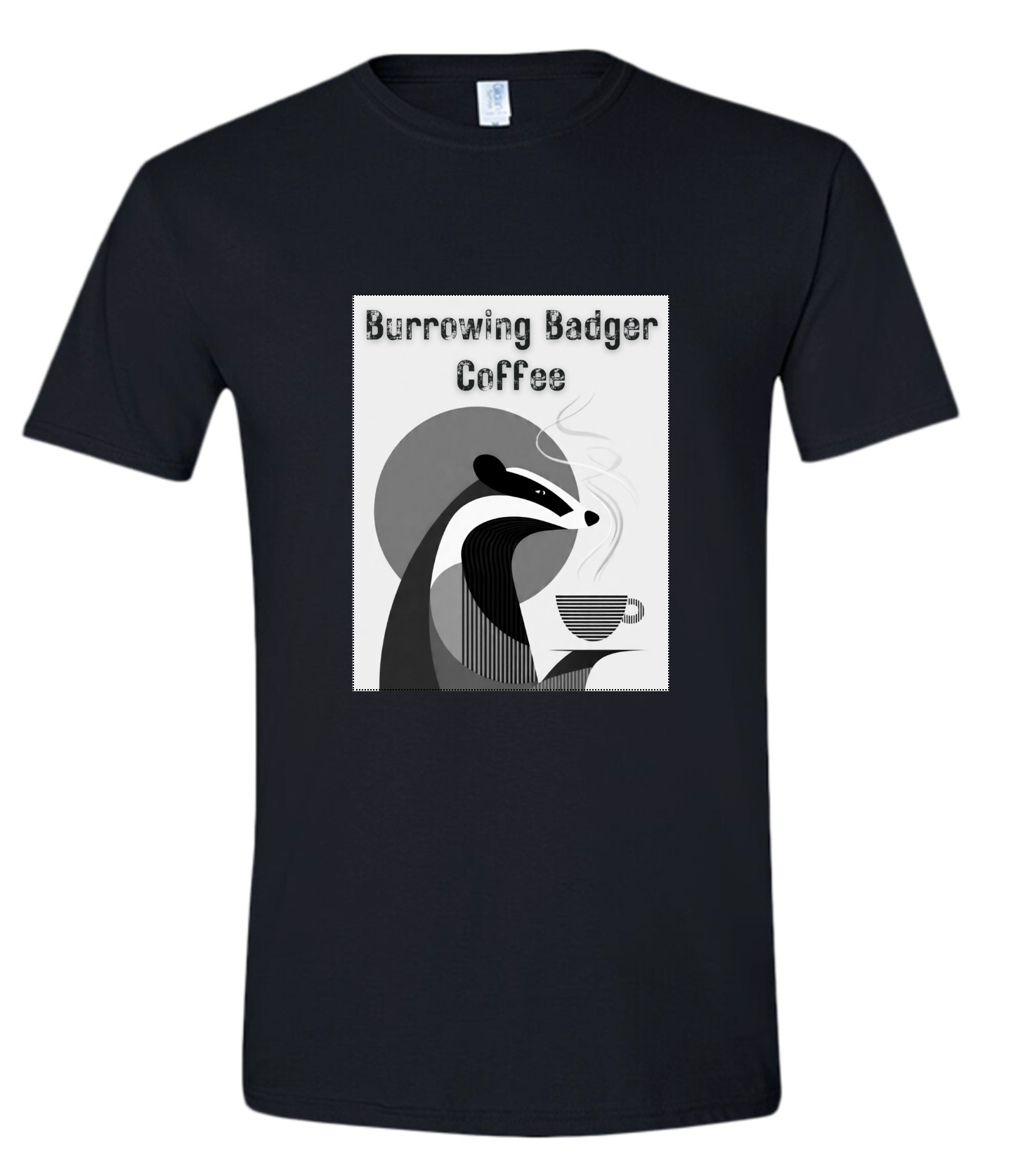 Afternoon Coffee Badger T-shirt
