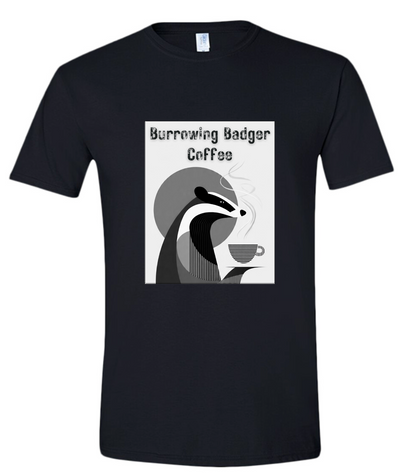 Afternoon Coffee Badger T-shirt